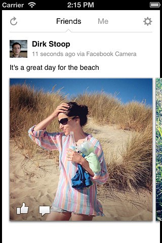Facebooks Camera App (Bild: Facebook)