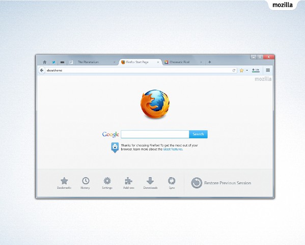 Australis: UI-Entwurf f&uuml;r Firefox unter Windows