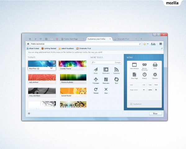 Australis: Neues UI soll sich leicht anpassen lassen.