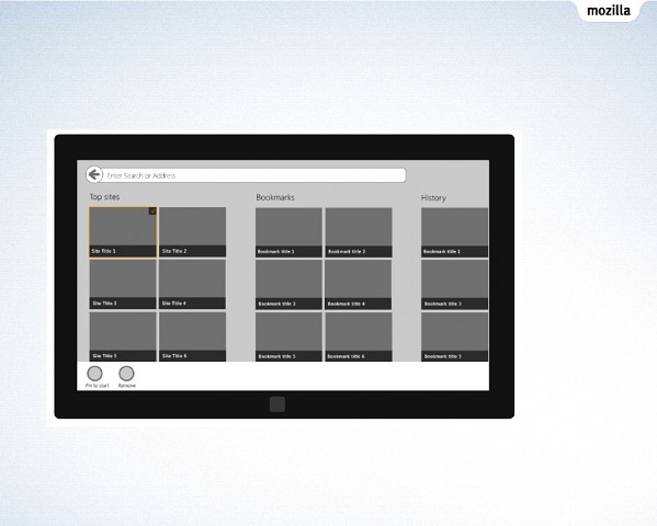 Ideen f&uuml;r die Metro-Version von Firefox unter Windows 8