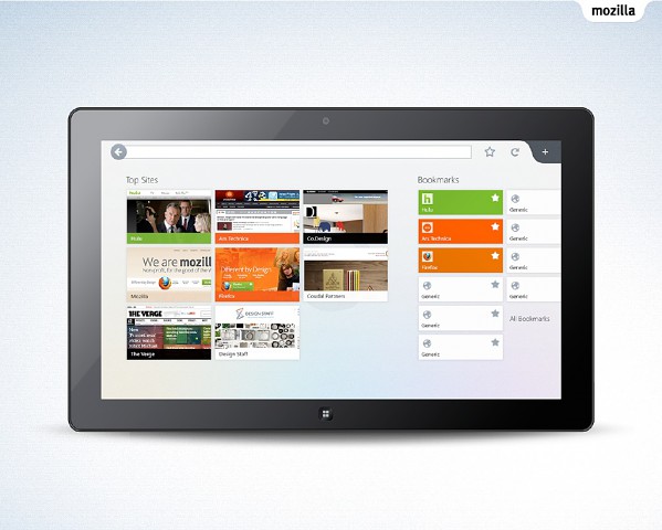 Ideen f&uuml;r die Metro-Version von Firefox unter Windows 8