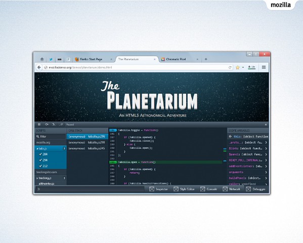 Neuer Look f&uuml;r die Entwicklerwerkzeuge von Firefox