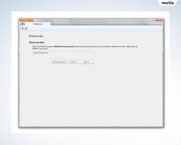 Nutzer melden sich mit Persona am Browser an, der dann alle Anmeldungen im Web &uuml;bernimmt.