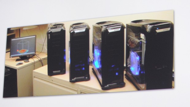 Couzins Cluster mit Nvidia-GPUs für die Simulationen