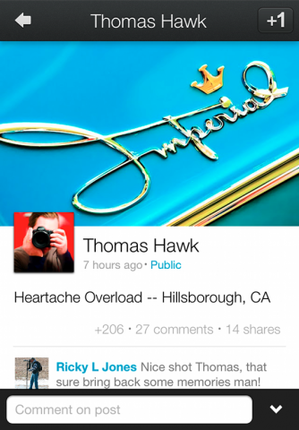 Google+-App/Quelle: googleblog.blogspot.co.uk