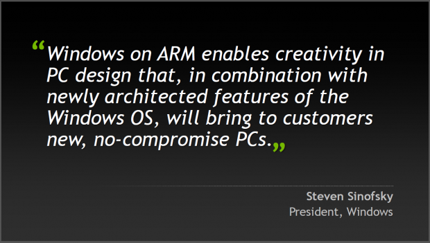Auch in Windows RT setzt Nvidia Hoffnungen.