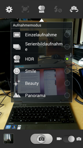Die neue HDR-Funktion