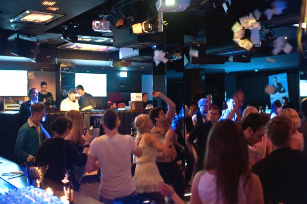 So leer ist die Tanzfläche des P1 nur selten.