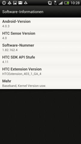 Infos über das HTC One XL