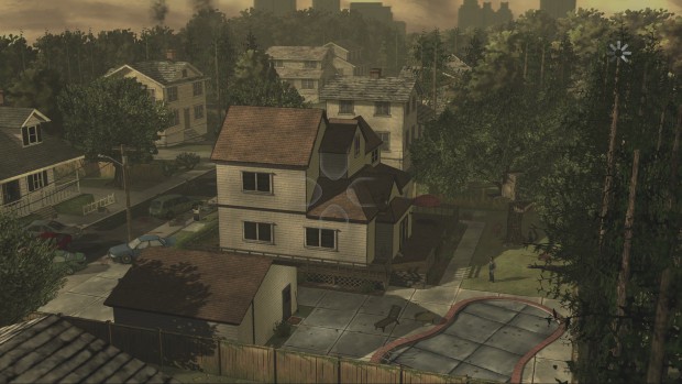 Meistens gibt es eine schicke Totale, die die Umgebung zu Beginn einer Szene anzeigt.