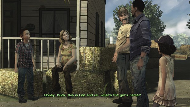 Ein Abschnitt führt Lee und Clementine auf eine Farm.