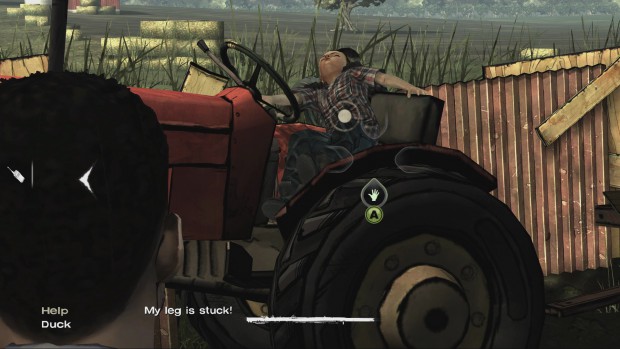 In manchen Szenen muss sich Lee für eine von zwei Personen entscheiden, der er das Leben retten kann.