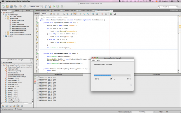 ... oder, wer Fenster mag, greift zu Java.