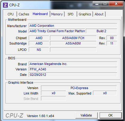 CPU-Z 1.6 erkennt Trinity bereits.
