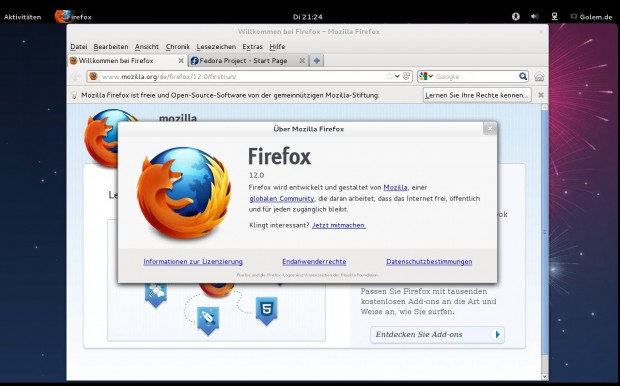 Firefox 12