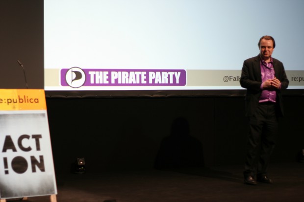 Der Gründer der schwedischen Piratenpartei, Rick Falkvinge