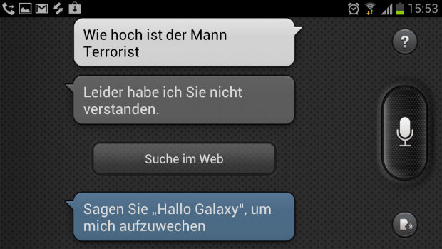 S Voice auf dem Galaxy S3 von Samsung