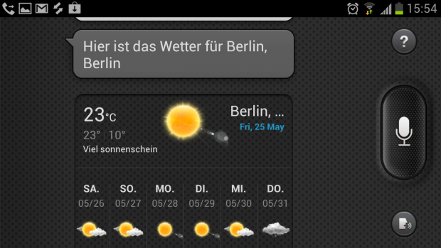 S Voice auf dem Galaxy S3 von Samsung