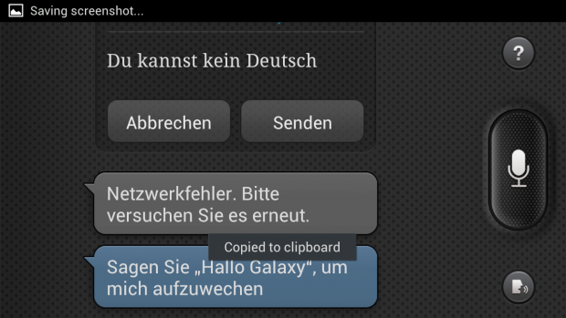 S Voice auf dem Galaxy S3 von Samsung