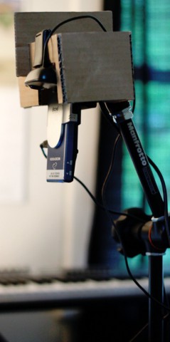 Sketchsynth - Webcam und Projektor (Bild: Billy Keyes)