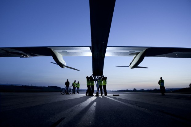 Am Morgen des 24. Mai 2012 wird der Flieger... (Foto: Solar Impulse/Fred Merz)