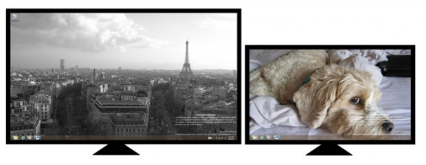 Windows 8 - unterschiedliche Desktop-Hintergrundbilder (Bild: Microsoft)