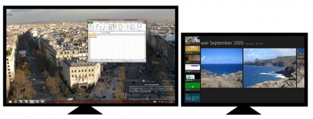 Windows 8 - ... auch aus dem mit dem Startscreen (Bild: Microsoft)