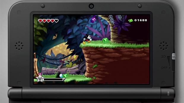 Micky Epic auf dem 3DS XL