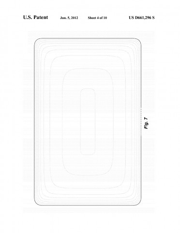 Apple Macbook Air im US-Designpatent D661,296