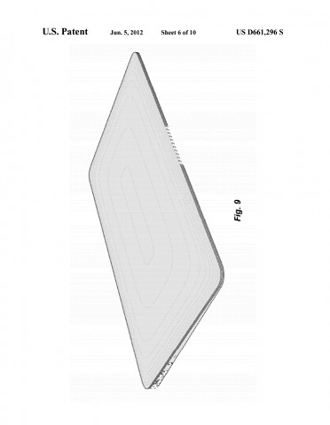 Apple Macbook Air im US-Designpatent D661,296