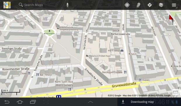 ... und die 3D-Ansicht der Gebäude.