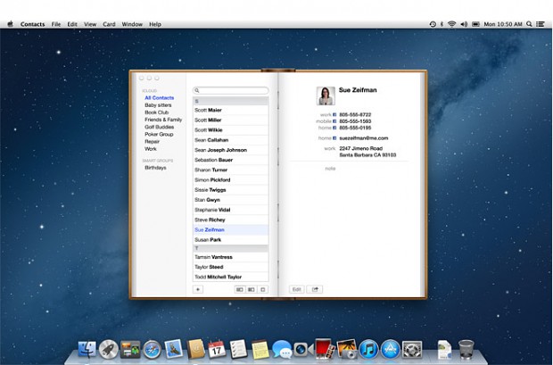 OS X 10.8 Mountain Lion mit Facebook-Integration