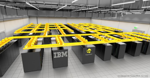 Der SuperMUC in Garching bei München