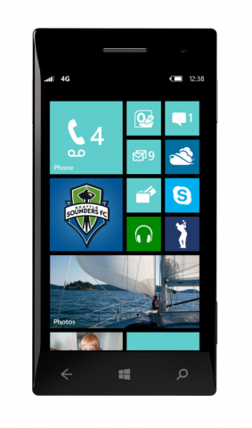 Startbildschirm von Windows Phone 8
