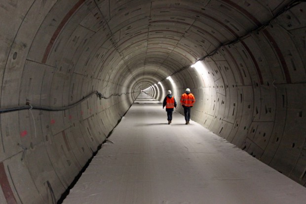 Blick in den Tunnel (Dezember 2011) (Bild: Xfel)