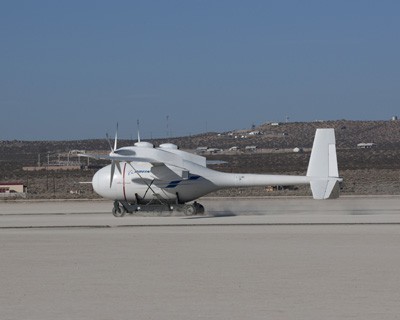 Test mit dem Fahrgestell am Boden im März 2012 (Foto: Boeing)