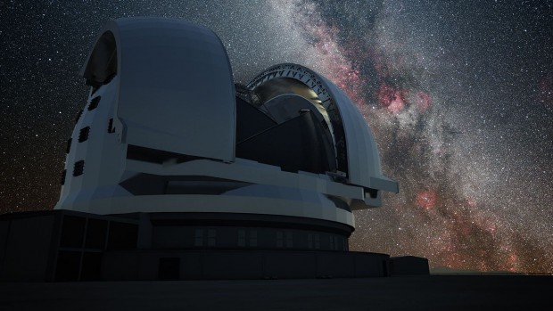 Mit E-ELT wollen Astronomen besonders weit entfernte Objekte und damit die Frühzeit des Universums betrachten. (Bild: Eso)