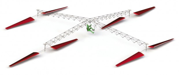 Schemazeichnung von Gamera II (Grafik: University of Maryland)