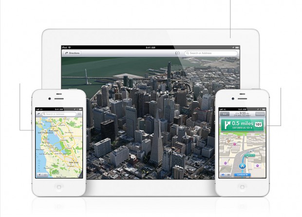 Neue Maps-App mit 3D-Ansicht