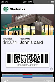 Passbook sammelt Tickets und Bordkarten.