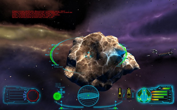 Skyjacker - Anflug auf einen großen Stein-Asteroiden (Bild: Digitilus)