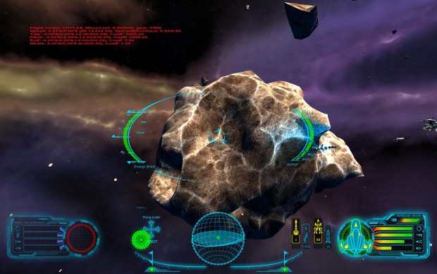 Skyjacker - Anflug auf einen großen Stein-Asteroiden (Bild: Digitilus)