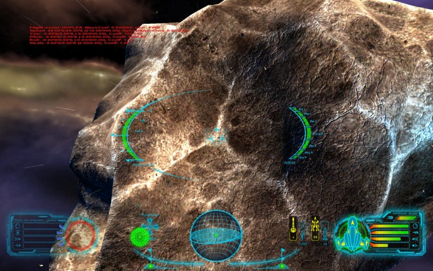 Skyjacker - Anflug auf einen großen Stein-Asteroiden (Bild: Digitilus)