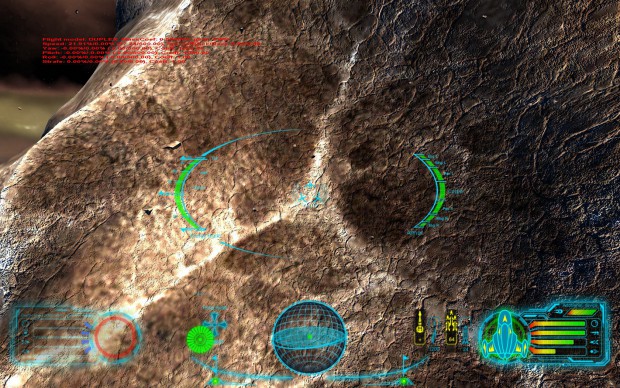 Skyjacker - Anflug auf einen großen Stein-Asteroiden (Bild: Digitilus)