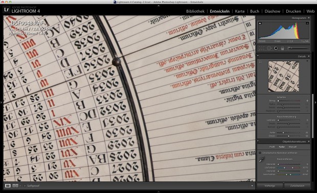 Die Festbrennweite "XF35mm F1.4 R" ermöglicht detailreiche Übersichtsaufnahmen mit akzeptabler  Randschärfe - das Bild zeigt einen 1:1-Ausschnitt: (Bild: Andreas Donath)
