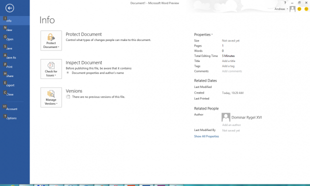 Das Backend wurde ein wenig verändert.