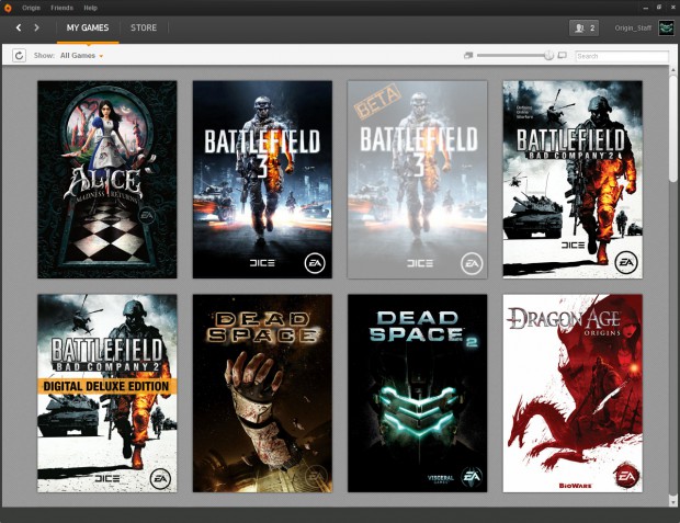 Bibliothek mit großen Symbolen