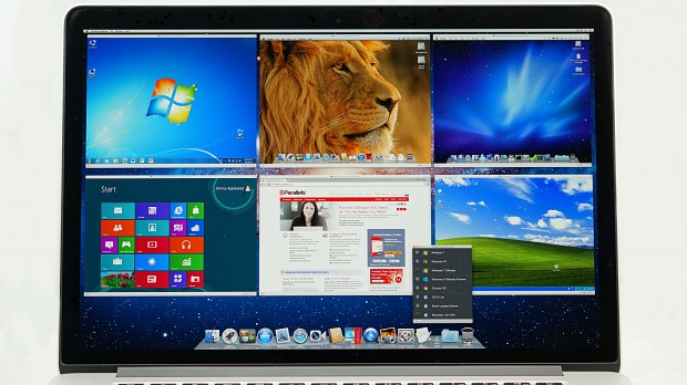 Parallels 7 auf dem Macbook Pro Retina (Bild: Parallels)