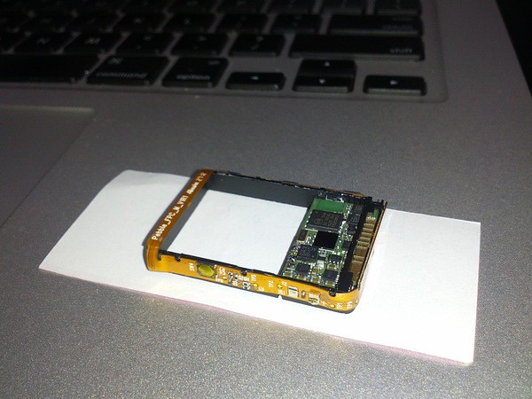 Platz für den Akku.