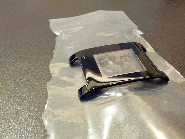 Prototyp der Pebble-Abdeckung.